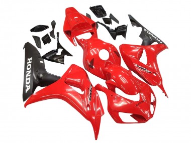 2006-2007 Honda CBR1000RR Motorcycle Fairings - Red Matte Black Canada