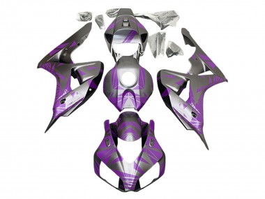 2006-2007 Honda CBR1000RR Motorcycle Fairings - Silver Light Purple Canada