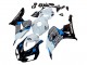 2006-2007 Honda CBR1000RR Motorcycle Fairing - White Blue Glossy Black Canada