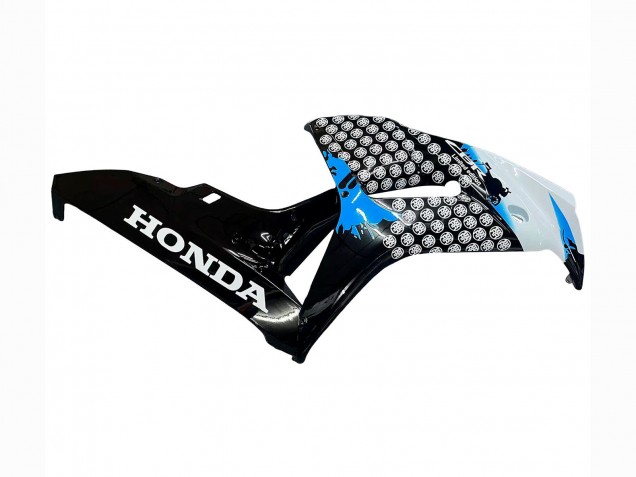2006-2007 Honda CBR1000RR Motorcycle Fairing - White Blue Glossy Black Canada