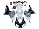 2006-2007 Honda CBR1000RR Motorcycle Fairing - White Blue Glossy Black Canada
