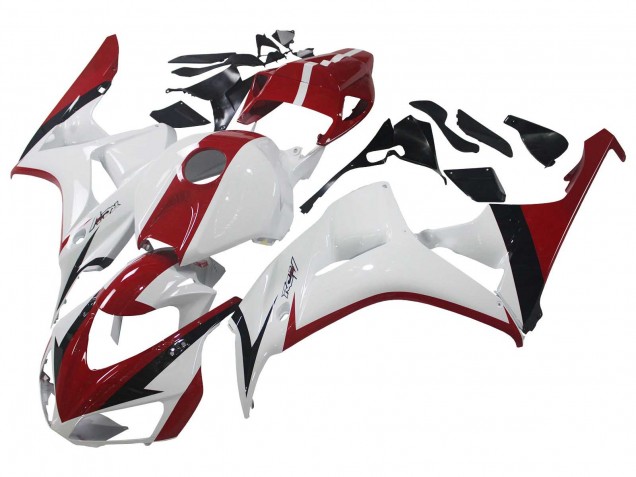 2006-2007 Honda CBR1000RR Motorcycle Fairing Kits - White Red Glossy Black Canada