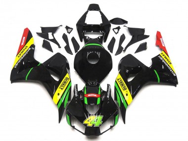 2006-2007 Honda CBR1000RR Motorcycle Fairings - Glossy Black Yellow Green Red Motul 44 Canada