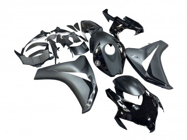 2008-2011 Honda CBR1000RR Motorcycle Fairings - Grey Glossy Black Canada