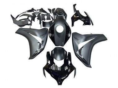 2008-2011 Honda CBR1000RR Motorcycle Fairings - Grey Glossy Black Canada