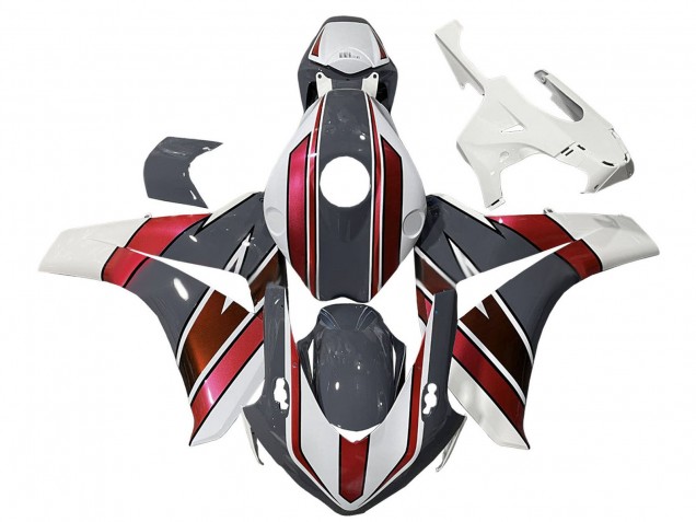 2008-2011 Honda CBR1000RR Motorcycle Fairings - White Red Grey Canada