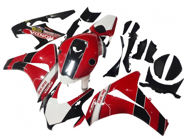 2008-2011 Honda CBR1000RR Motorcycle Fairings - Red White Glossy Black Racing Canada