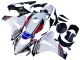 2008-2011 Honda CBR1000RR Motorcycle Fairings - White Red Blue Black Star Lee Carrera Canada