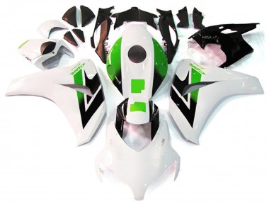 2008-2011 Honda CBR1000RR Motorcycle Fairing - White Green Glossy Black Canada