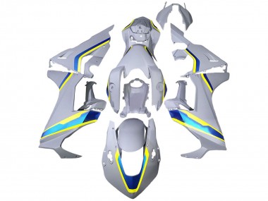 2017-2023 Honda CBR1000RR Motorcycle Fairings - White Blue Yellow Canada