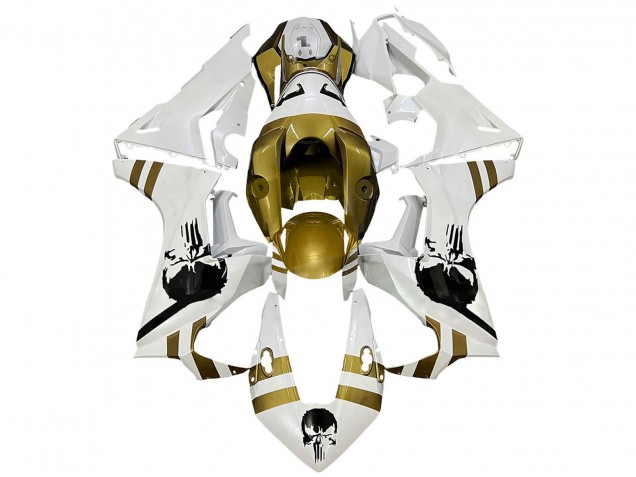 2017-2023 Honda CBR1000RR Motorcycle Fairings - White Dark Gold Canada