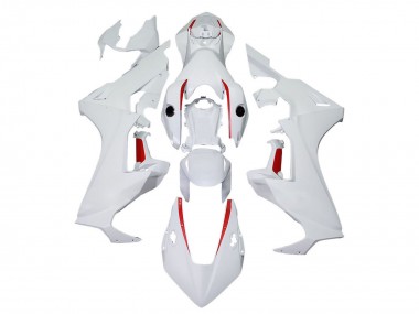 2017-2023 Honda CBR1000RR Motorcycle Fairings - White with Red Line Canada