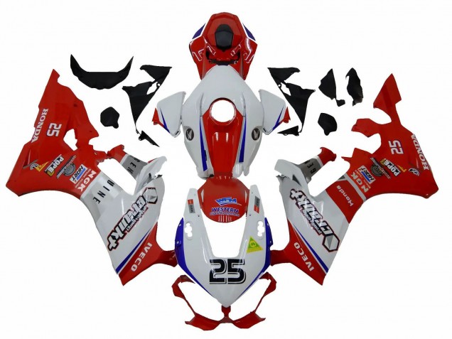 2017-2023 Honda CBR1000RR Motorcycle Fairings - White Red Blue 25 Canada