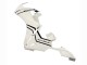 2017-2023 Honda CBR1000RR Motorcycle Fairings - White with Black Stripe Fireblade Canada