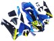 2003-2004 Honda CBR600RR Motorcycle Fairings - Blue Neon Yellow Glossy Black Shark Canada