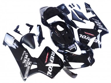 2003-2004 Honda CBR600RR Motorcycle Fairings - Glossy Black White Repsol Canada