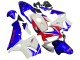 2003-2004 Honda CBR600RR Motorcycle Fairings - White Blue Red HRC Canada