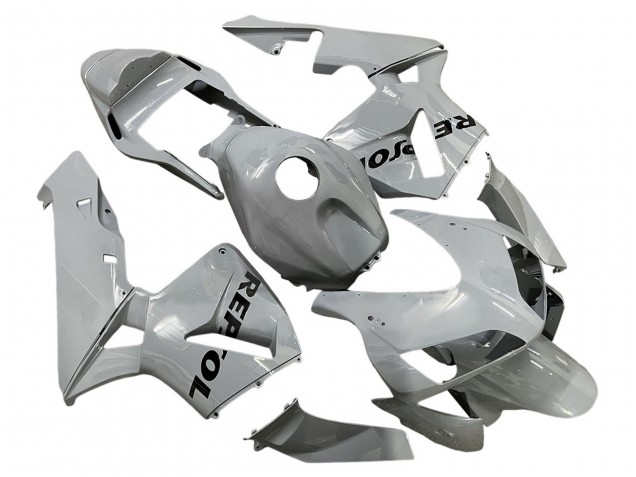 2003-2004 Honda CBR600RR Motorcycle Fairings - Silver Black Repsol Canada