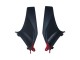 2003-2004 Honda CBR600RR Motorcycle Fairings - Red Glossy Black Matte Black Canada