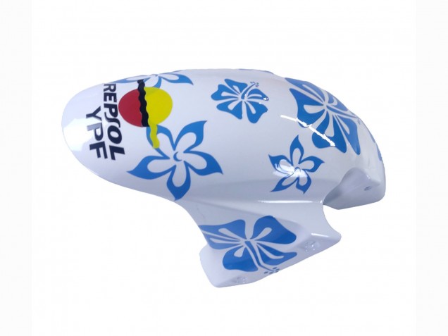 2003-2004 Honda CBR600RR Motorcycle Fairings - White Blue Red Nastro Azzurro 46 Canada