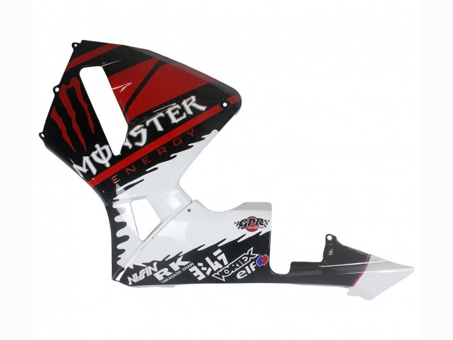 2003-2004 Honda CBR600RR Motorcycle Fairings - White Red Glossy Black Monster Canada