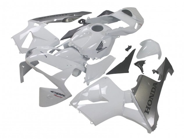 2003-2004 Honda CBR600RR Motorcycle Fairing - Silver White Canada