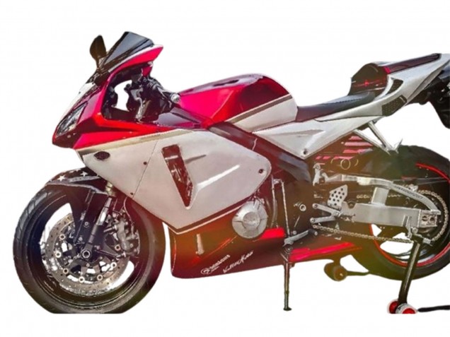 2005-2006 Honda CBR600RR Motorcycle Fairing Kits - Red White Black Canada
