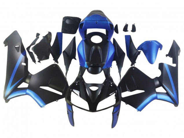 2005-2006 Honda CBR600RR Motorcycle Fairings - Black Blue Canada