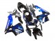 2005-2006 Honda CBR600RR Motorcycle Fairing - Glossy Black Blue Flame Canada