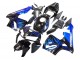 2005-2006 Honda CBR600RR Motorcycle Fairing - Glossy Black Blue Flame Canada