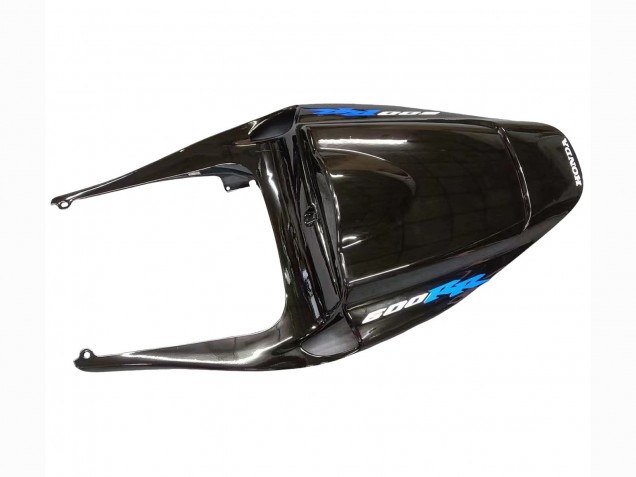 2005-2006 Honda CBR600RR Motorcycle Fairing - Glossy Black Blue Flame Canada
