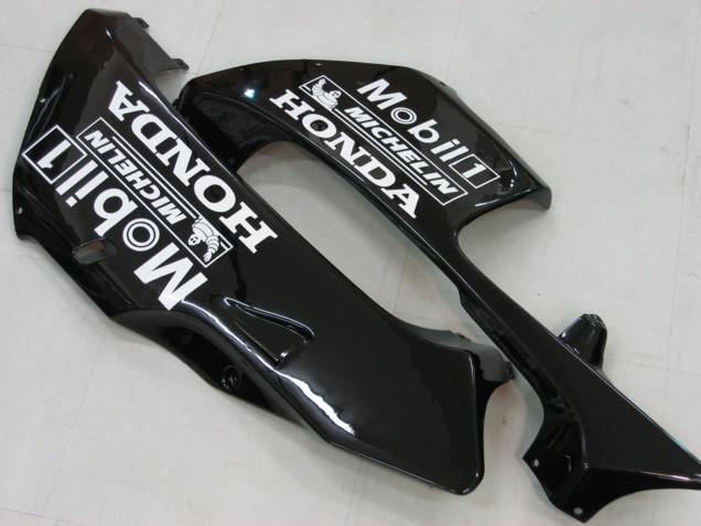 2005-2006 Honda CBR600RR Motorcycle Fairings - Glossy Black White West Canada
