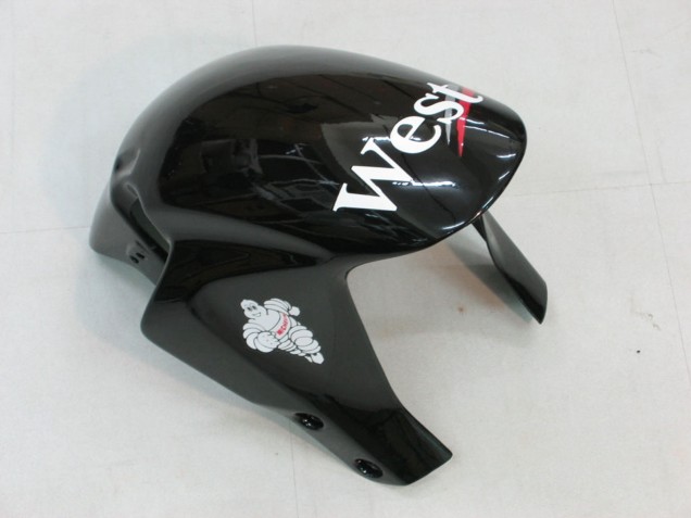 2005-2006 Honda CBR600RR Motorcycle Fairings - Glossy Black White West Canada