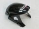 2005-2006 Honda CBR600RR Motorcycle Fairings - Glossy Black White West Canada