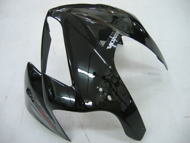 2005-2006 Honda CBR600RR Motorcycle Fairings - Glossy Black Grey Flame Canada