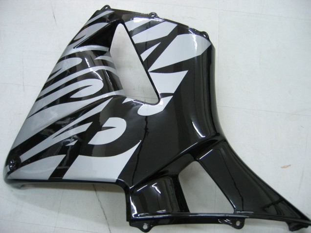 2005-2006 Honda CBR600RR Motorcycle Fairings - Glossy Black Grey Flame Canada