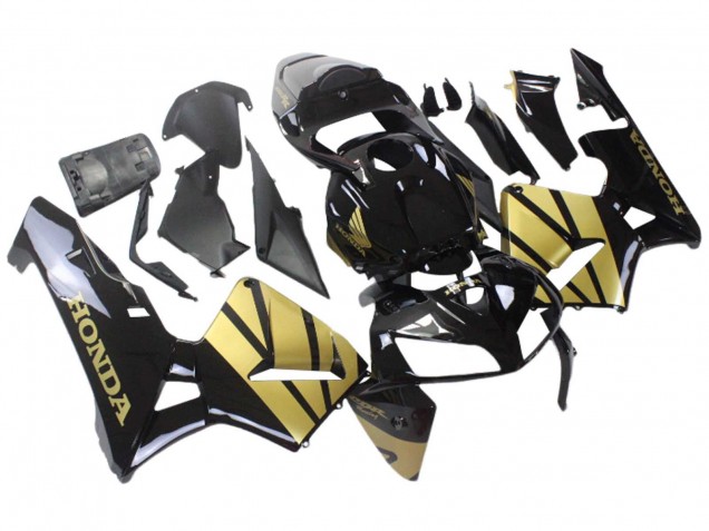 2005-2006 Honda CBR600RR Motorcycle Fairing - Black Gold Canada