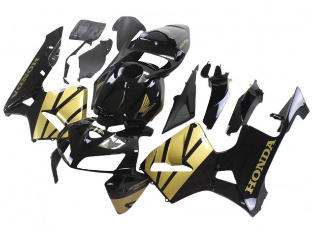 2005-2006 Honda CBR600RR Motorcycle Fairing - Black Gold Canada