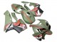 2005-2006 Honda CBR600RR Motorcycle Fairings - Green Red Shark Canada