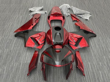 2005-2006 Honda CBR600RR Motorcycle Fairings - Red Black Canada