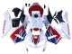 2005-2006 Honda CBR600RR Motorcycle Fairing - White Red Blue HRC Canada