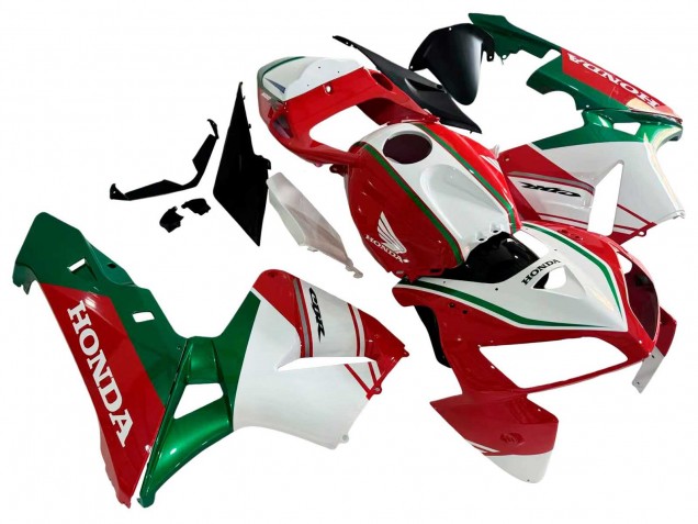 2005-2006 Honda CBR600RR Motorcycle Fairings - Red White Green Canada