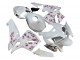 2005-2006 Honda CBR600RR Motorcycle Fairings - White with Cherry Blossom Canada
