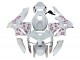 2005-2006 Honda CBR600RR Motorcycle Fairings - White with Cherry Blossom Canada