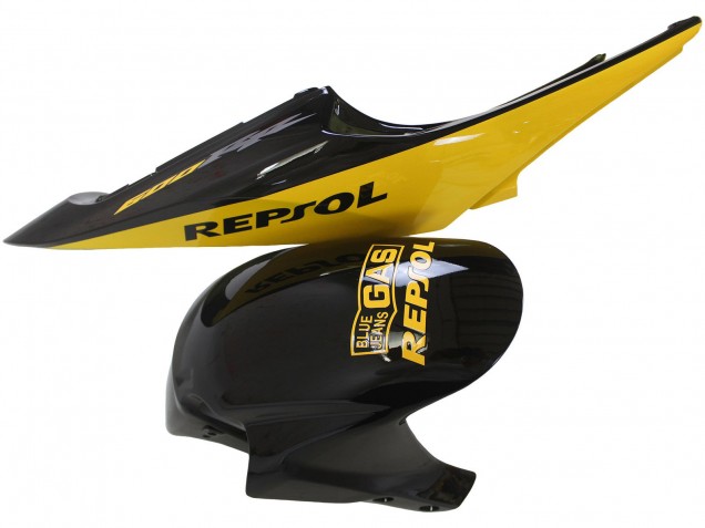 2005-2006 Honda CBR600RR Motorcycle Fairings - Yellow Black Repsol Canada