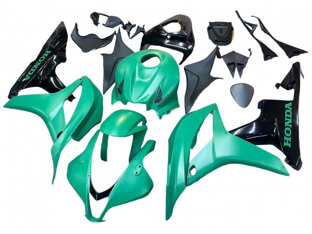 2007-2008 Honda CBR600RR Bike Fairings - Green Glossy Black Canada