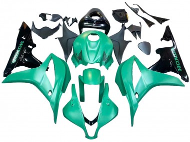 2007-2008 Honda CBR600RR Bike Fairings - Green Glossy Black Canada