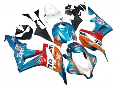2007-2008 Honda CBR600RR Motorcycle Fairings - Orange White Red Blue Repsol Canada
