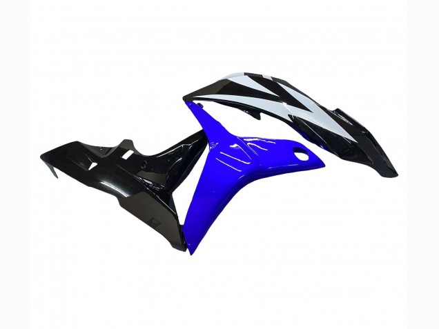 2007-2008 Honda CBR600RR Motorcycle Fairing - White Blue Glossy Black Canada