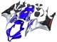 2007-2008 Honda CBR600RR Motorcycle Fairings - Silver Blue Glossy Black Racing Canada